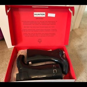 Hunter Rain Boots Little Girl Size 3 Blk